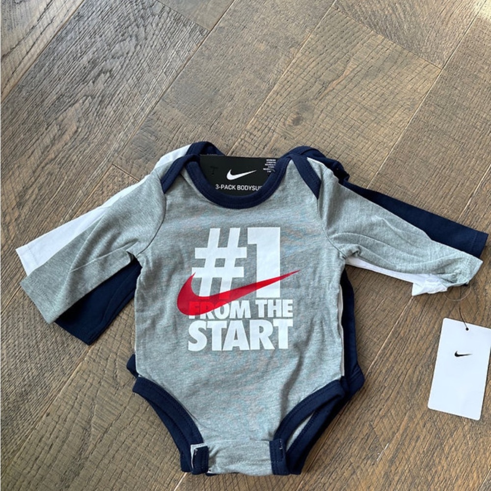 Nike Baby Boy 3-Pack Bodysuits